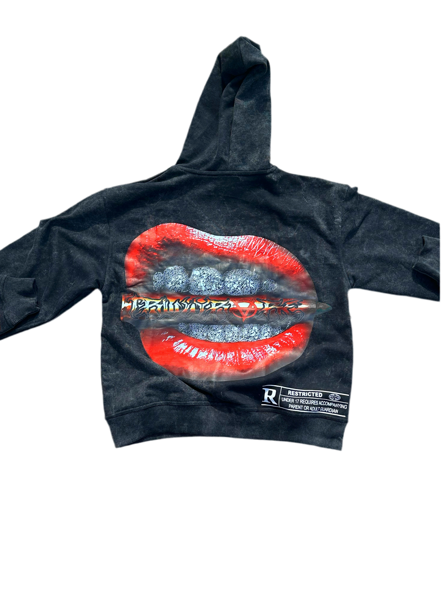 Acid wash hoodie