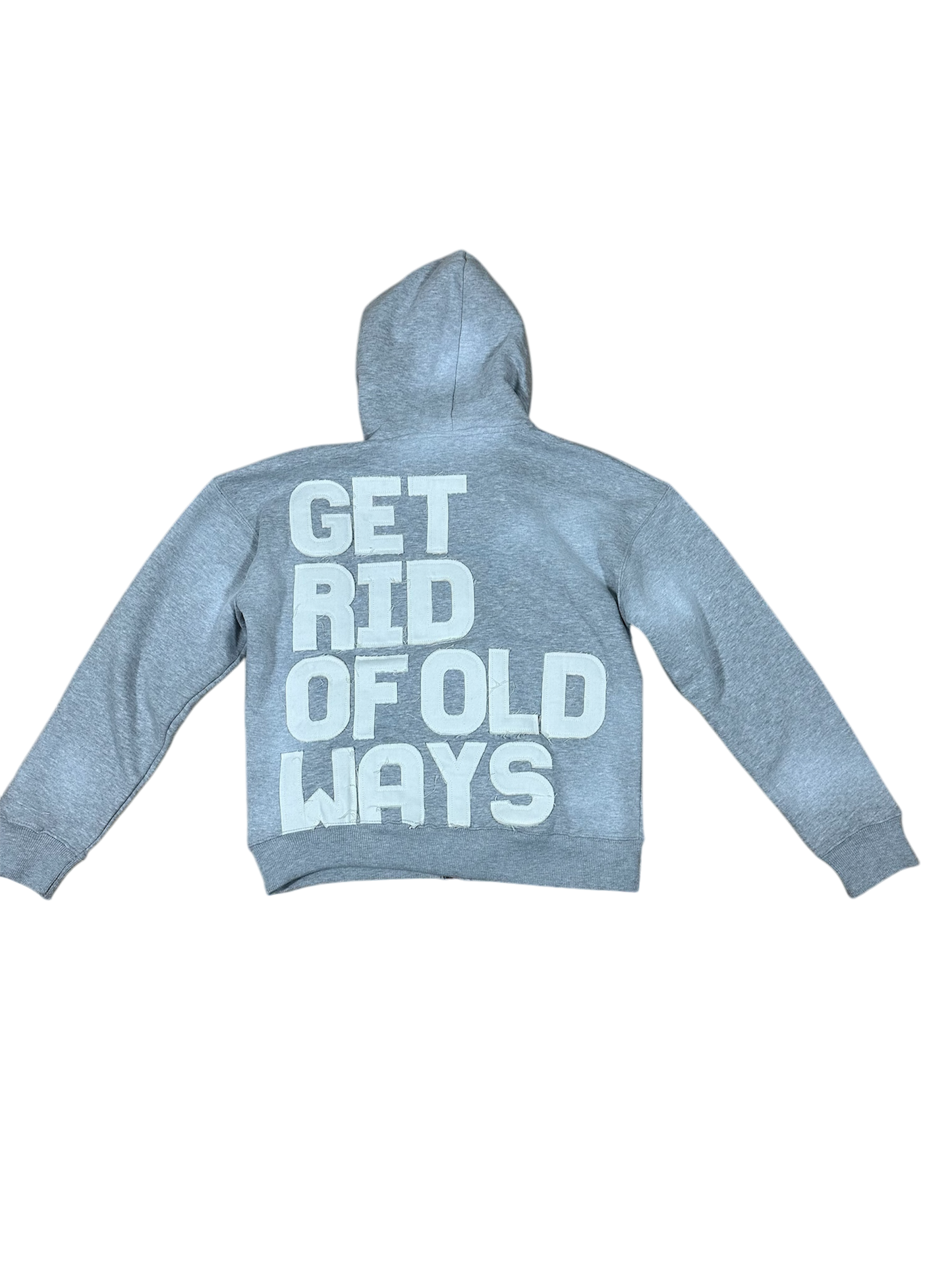 Sun washed grey hoodie
