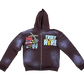 Sun washed brown hoodie
