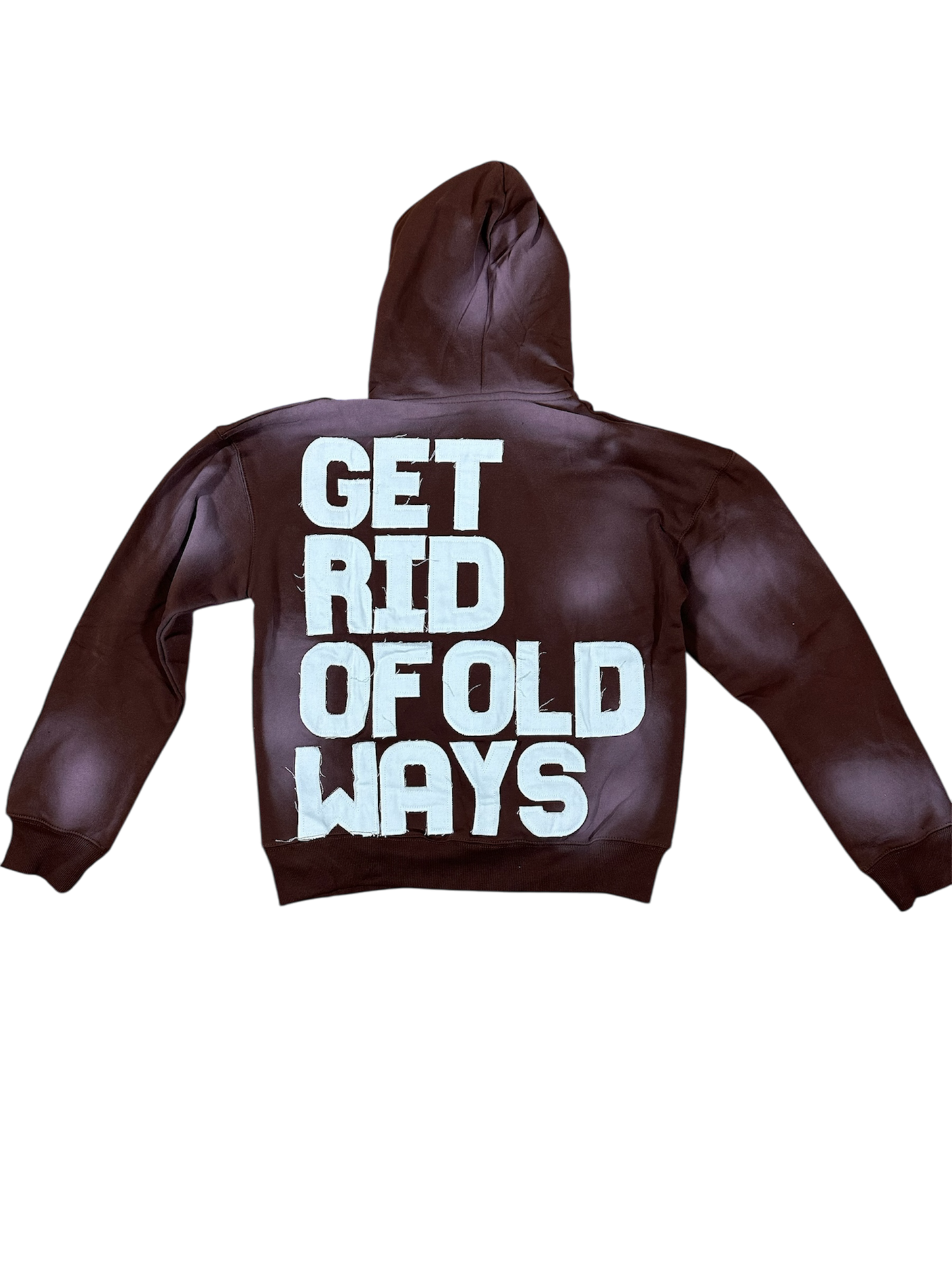 Sun washed brown hoodie