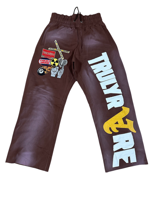 Sun washed brown sweats