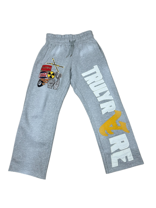 Sun washed grey sweats