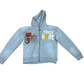 Sun washed grey hoodie