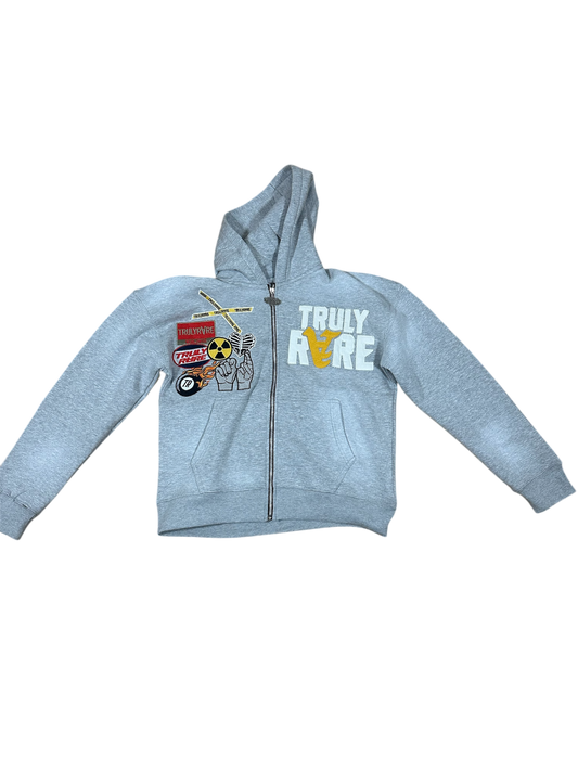 Sun washed grey hoodie