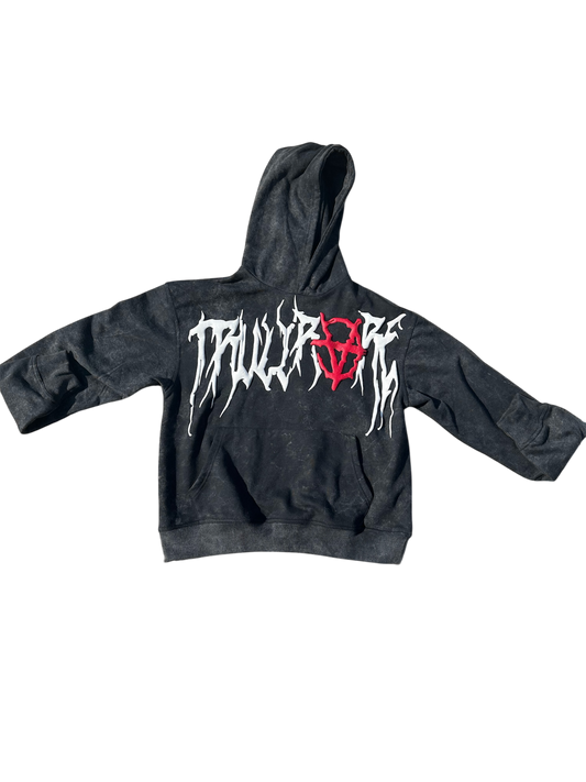 Acid wash hoodie